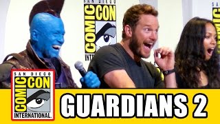 GUARDIANS OF THE GALAXY 2 Comic Con - Chris Pratt, Zoe Saldana, Karen Gillan, Dave Bautista