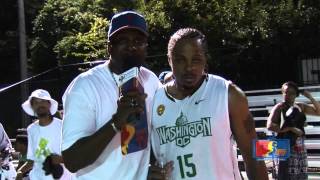 Tim Stanfill interviews Baby Shack in berry farms at the Goodman League on dunktv
