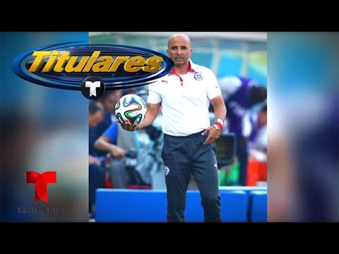 Exclusiva con el D.T. de la selección chilena Jorge Sampaoli | Titulares Telemundo | NBC Deportes