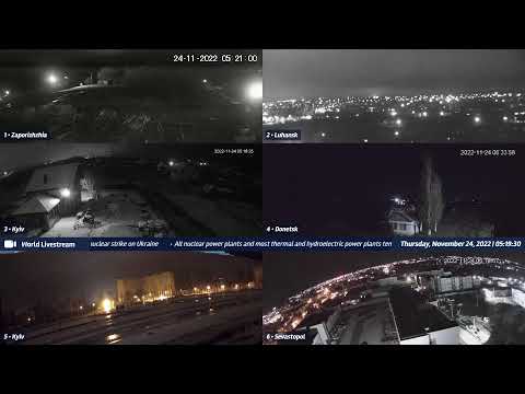 Live views from Ukraine 11/23/2022 B - Kramatorsk, Kharkiv, Kyiv, Zaporizhzhia and other cities