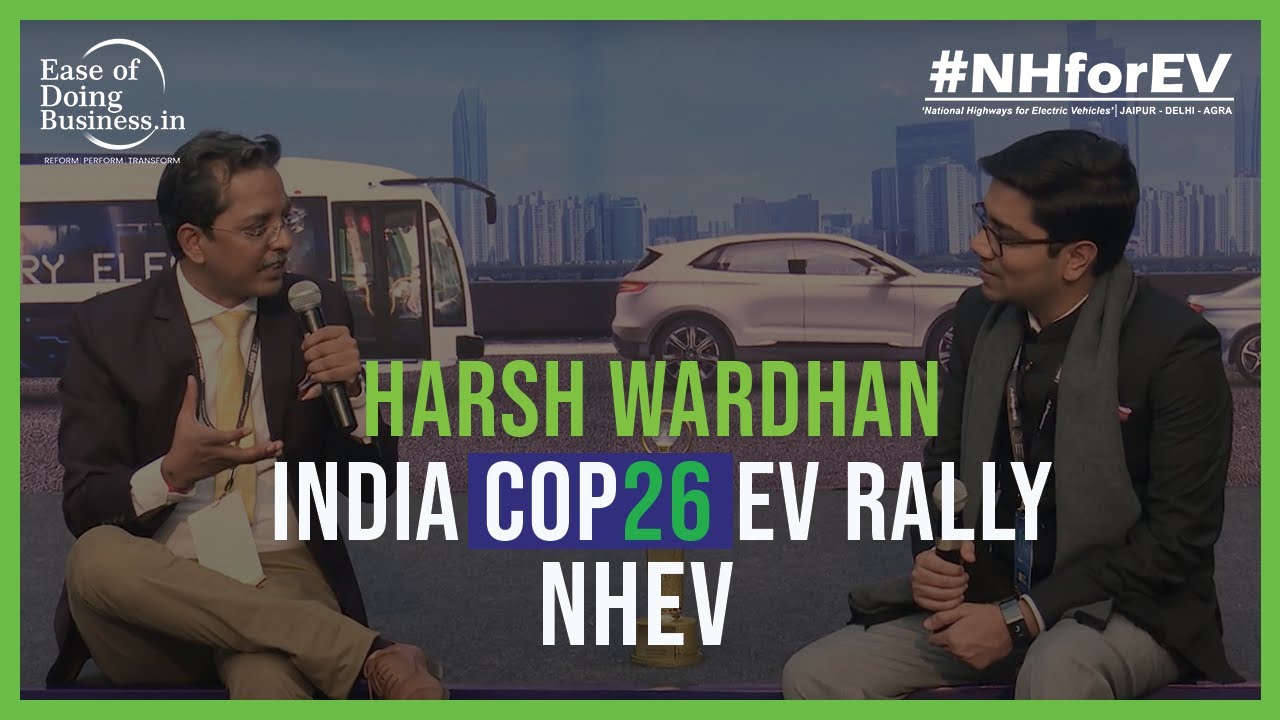 Harsh Wardhan | India COP26 EV Rally | NHEV