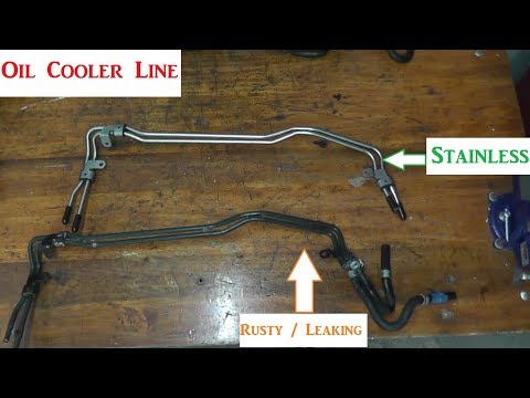 Subaru Transmission Oil Cooler Line Replacement With Basic Hand Tools