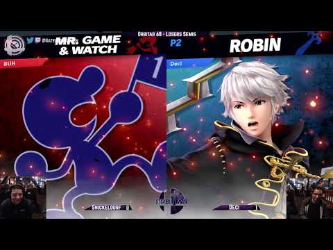 Snickeldorf (Game & Watch) vs. Deci (Robin) - Orbitar 68 - Losers Semis