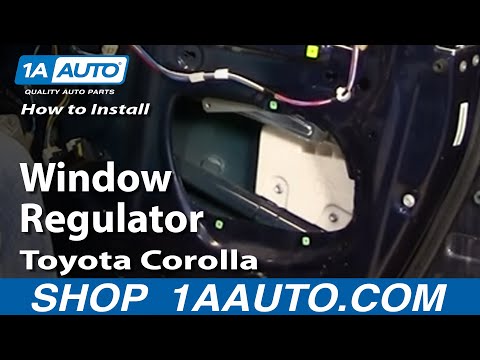 How to Replace Window Regulator 03-08 Toyota Corolla