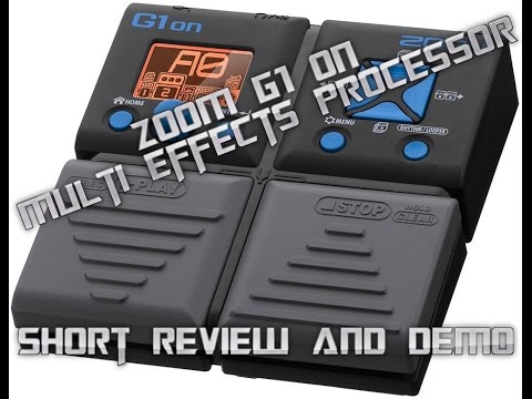Zoom G1on Guitar Multi-Effects Processor image 13