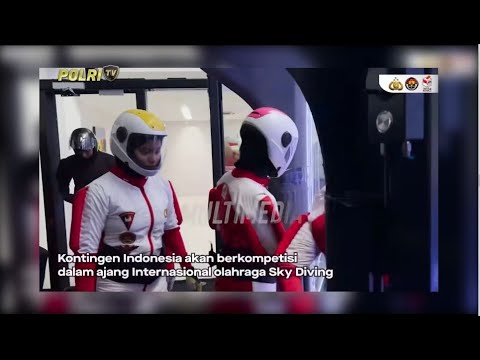 PERSONEL POLRI WAKILI INDONESIA DI PIALA DUNIA SKY DIVING 2024