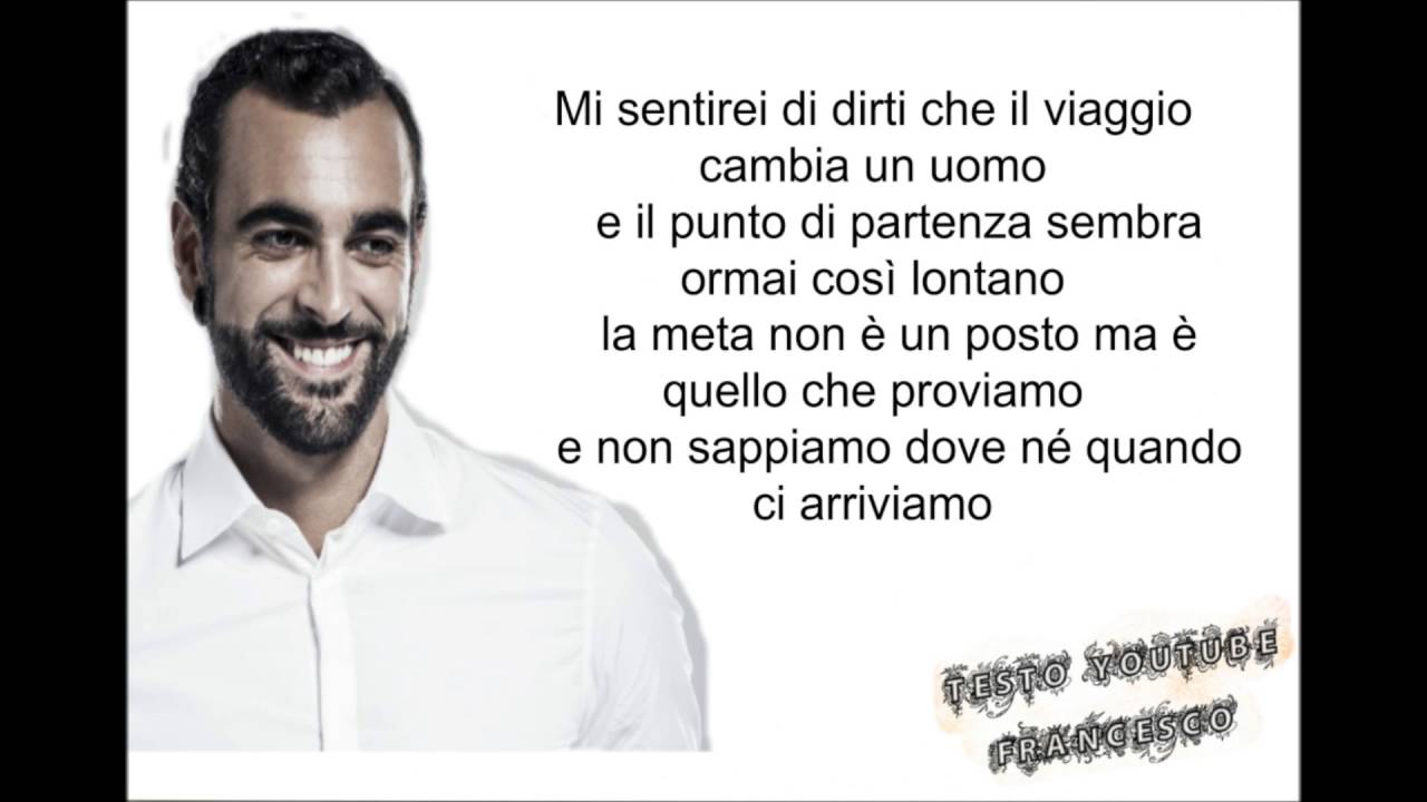 Marco Mengoni - Ti ho voluto bene veramente TESTO
