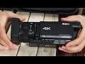 Цифровая видеокамера SONY FDR-AX100 FDRAX100EB.CEE Black - видео