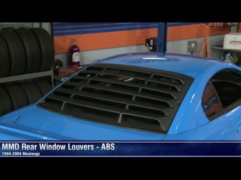 Mustang MMD Rear Window Louvers - ABS (94-04 All) Review
