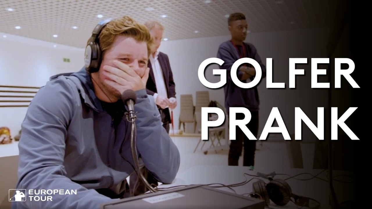 Unsuspecting golfer in EPIC prank - YouTube