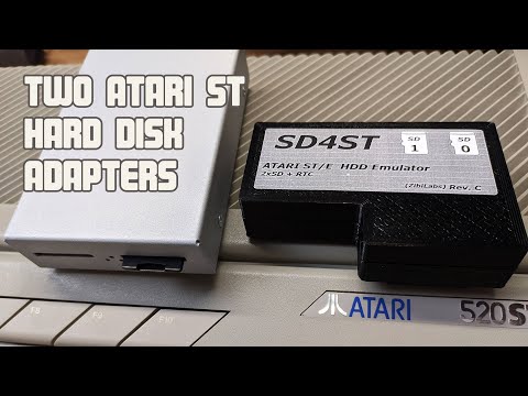 UltraSatan and SD4ST Atari ST HDD Adapters Compared