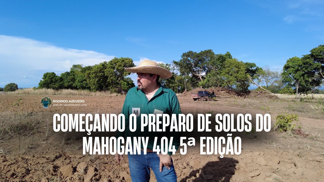 COMEÇANDO O PREPARO DE SOLOS DO MAHOGANY 404 5ª EDIÇÃO