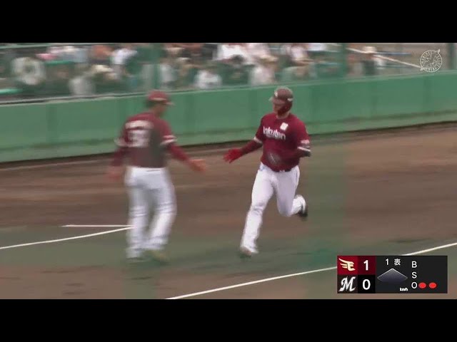 【ファーム】上手く捉えた!! イーグルス・正隨優弥 今季第3号2ランホームランで追加点!!  2023年6月6日 千葉ロッテマリーンズ 対 東北楽天ゴールデンイーグルス