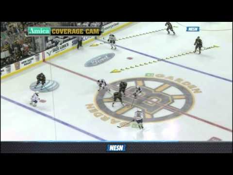 Andrej Meszaros scores against Bruins to tie score for Sabres