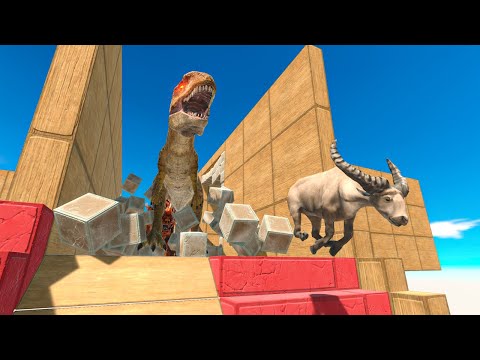 Run Away in the Narrow Corridor - Animal Revolt Battle Simulator