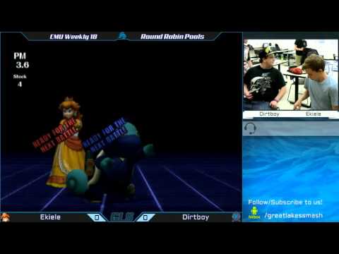 CMU Weekly 18 - Kelly (Peach) vs. Dirtboy (Squirtle/Olimar)