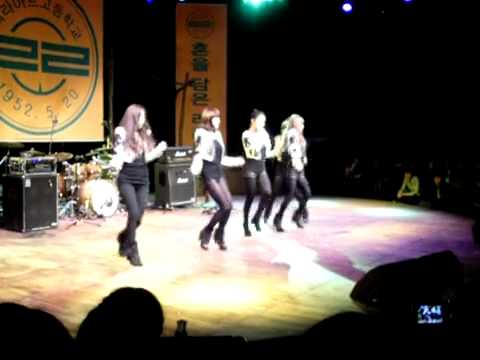 [Cam] 101206 T-ara - Why Are You Being Like This  @ Lila Art High School [1]