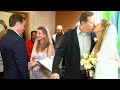 Happy Couple Ties the Knot Inside Airport