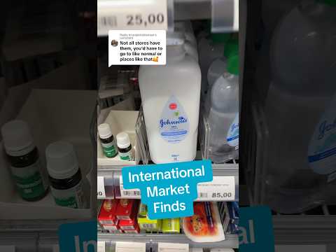 International Market Finds in Bergen, Norway #babypowder #bergen