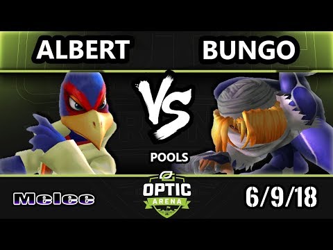 Optic Arena SSBM - Albert (Falco) Vs. Bungo (Sheik) Smash Melee Pools