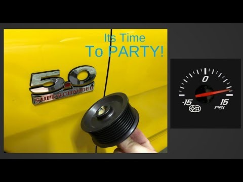94-95 Mustang Vortech Supercharger Pulley swap