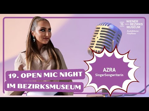 Bezirksmuseum 15: AZRA (open mic night Oktober 2025)