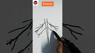 Draw a simple root using these simple steps #shorts #ashortaday Canvassing Passion