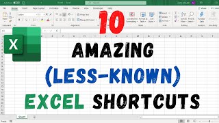 Less Known keyboard Shortcuts in Excel