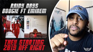 BOOGIE AND EMINEM SPAZZED | RAINY DAYS - BOOGIE AND EMINEM | REACTION