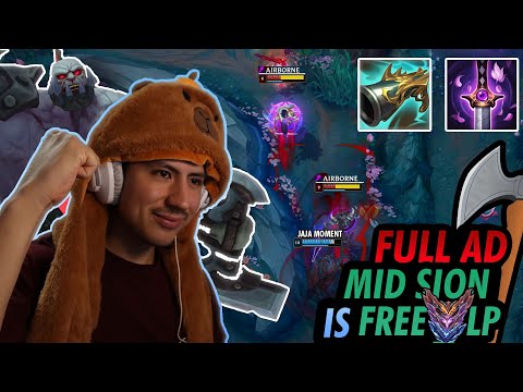 Best Mid Laner - Sion Mid Is Able To 1v9 -  League Of Legends Gameplay