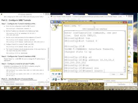 CCNA 4 Packet Tracer Activity 7.2.2.3 solution