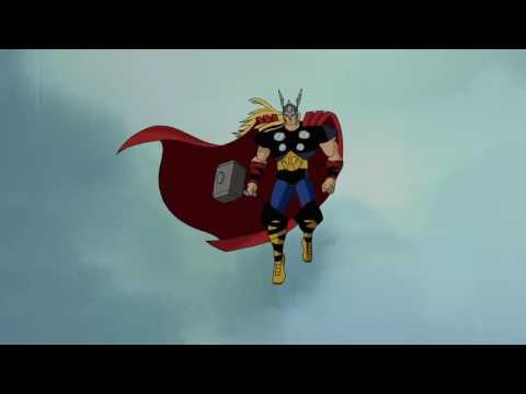 The Avengers: Earth's Mightiest Heroes | Thor vs. the Frost Giants (HD Quality)