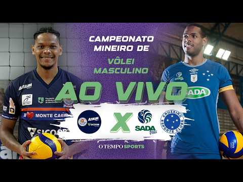 Azulim Monte Carmelo x Sada Cruzeiro AO VIVO com imagens | Campeonato Mineiro de Vôlei Sicredi 2026