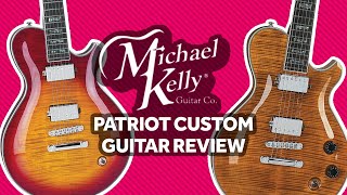 Video thumbnail for Michael Kelly Patriot Custom Guitar Review www.GearGuruz.com by No Fear Guitar Gear