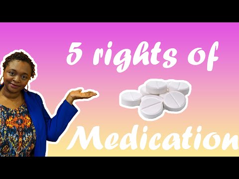 Part 3 Medication Administration Program (MAP) Certification - 5 Rights of Medication Administration