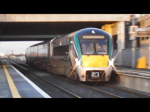 Irish Rail 22000 Class Intercity Train 22243 - Clondalkin & Fonthill Station, Dublin