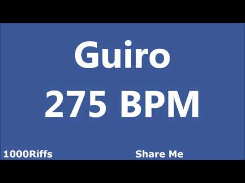 Guiro Metronome : 275 BPM ✓