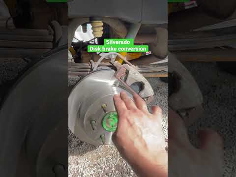 Silverado disk brake conversion with OEM parts. # #diy #shortsvideo #shorts #silverado #chevy #oem