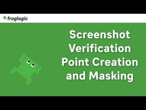 Screenshot Verification Point Creation and Masking