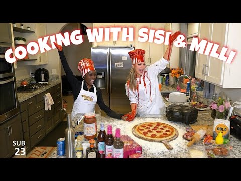 COOKING W/ SISI & MILLI 🍕🥂 ANSWERING JUICY QUESTIONS
