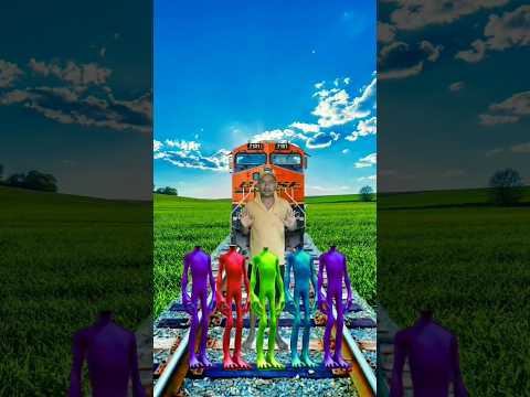 equal dame tu cosita 5 different colors alien dance vs pac man & train driver tom #funny #video #vf