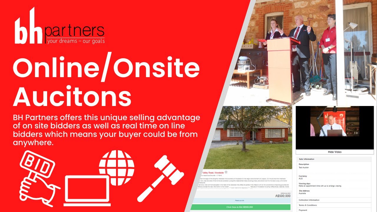 BH Partners Online/Onsite Property Auctions