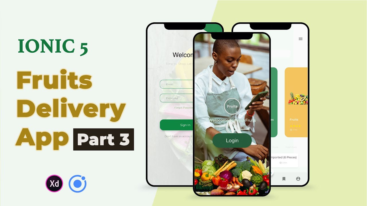 IONIC 5 DELIVERY APP Tutorial Part 3