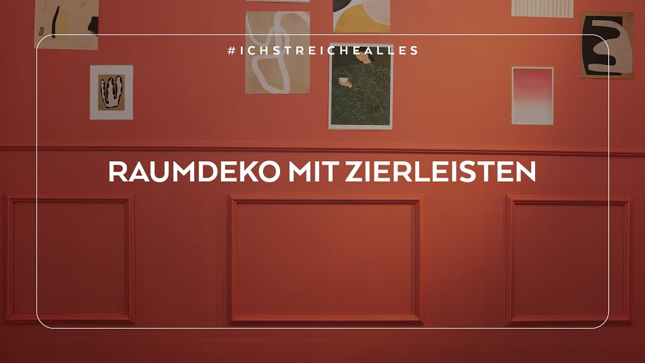 Raumdeko mit Zierleisten