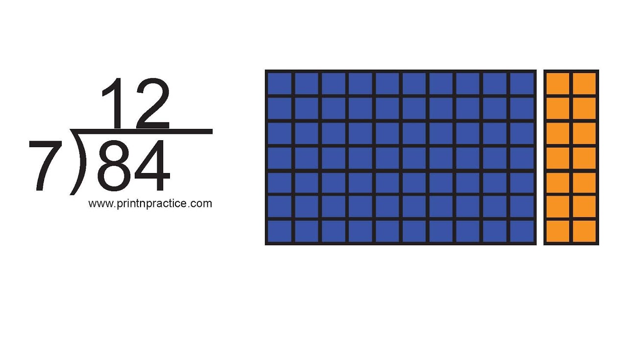 7 Division Video Teaches Division With Printable Worksheets for Kids
