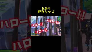 TikTokでバズった伝説の野良キッズ【フォートナイト】 #Shorts