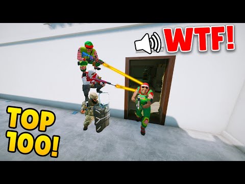 TOP +100 FUNNIEST FAILS & RANDOM MOMENTS IN RAINBOW SIX SIEGE