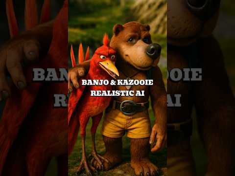 Banjo-Kazooie – Classic Game Reimagined in Realistic AI
