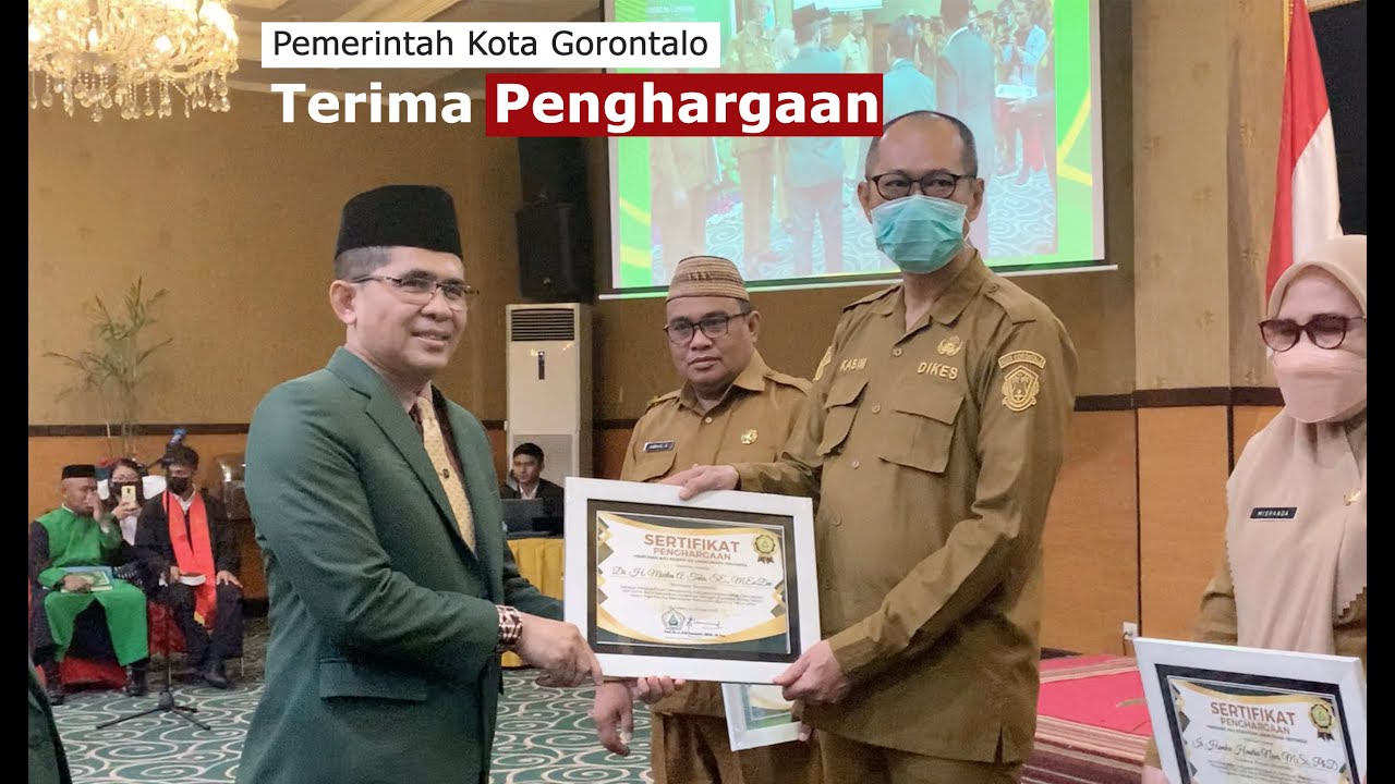 Hadiri Pelantikan Hakli, Pemerintah Kota Gorontalo Terima Penghargaan