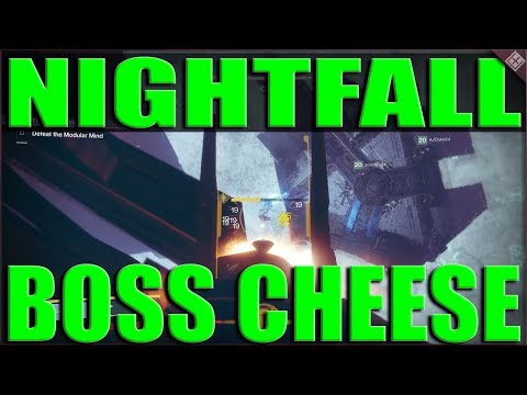 Destiny 2 Nightfall Cheese Easy Strategy Inverted Spire, Boss Exploit